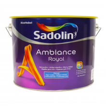 Акриловая краска Sadolin Ambiance Royal для стен и потолка, белая, BW, 10 л