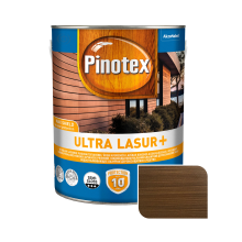 Пропитка лазурная для дерева Pinotex Ultra Lasur+ с декоративным эффектом, орех, 3 л