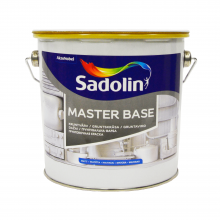 Грунтовочная краска алкидная Sadolin Master Base для стен и потолка, белая, BW, 2,5 л