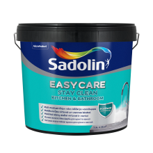 Акрилова фарба Sadolin EasyCare Kitchen&Bathroom для стін та стелі, вологостійка, біла, BW, 7.5 л