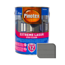 Просочення для дерева Pinotex Extreme Lasur самоочисне, кам'яно-сіре, 3 л