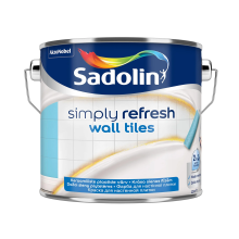 Фарба 2-в-1 Sadolin Simply Refresh Wall Tiles для керамічної плитки, напівматова, безбарвна, BC, 2.33 л