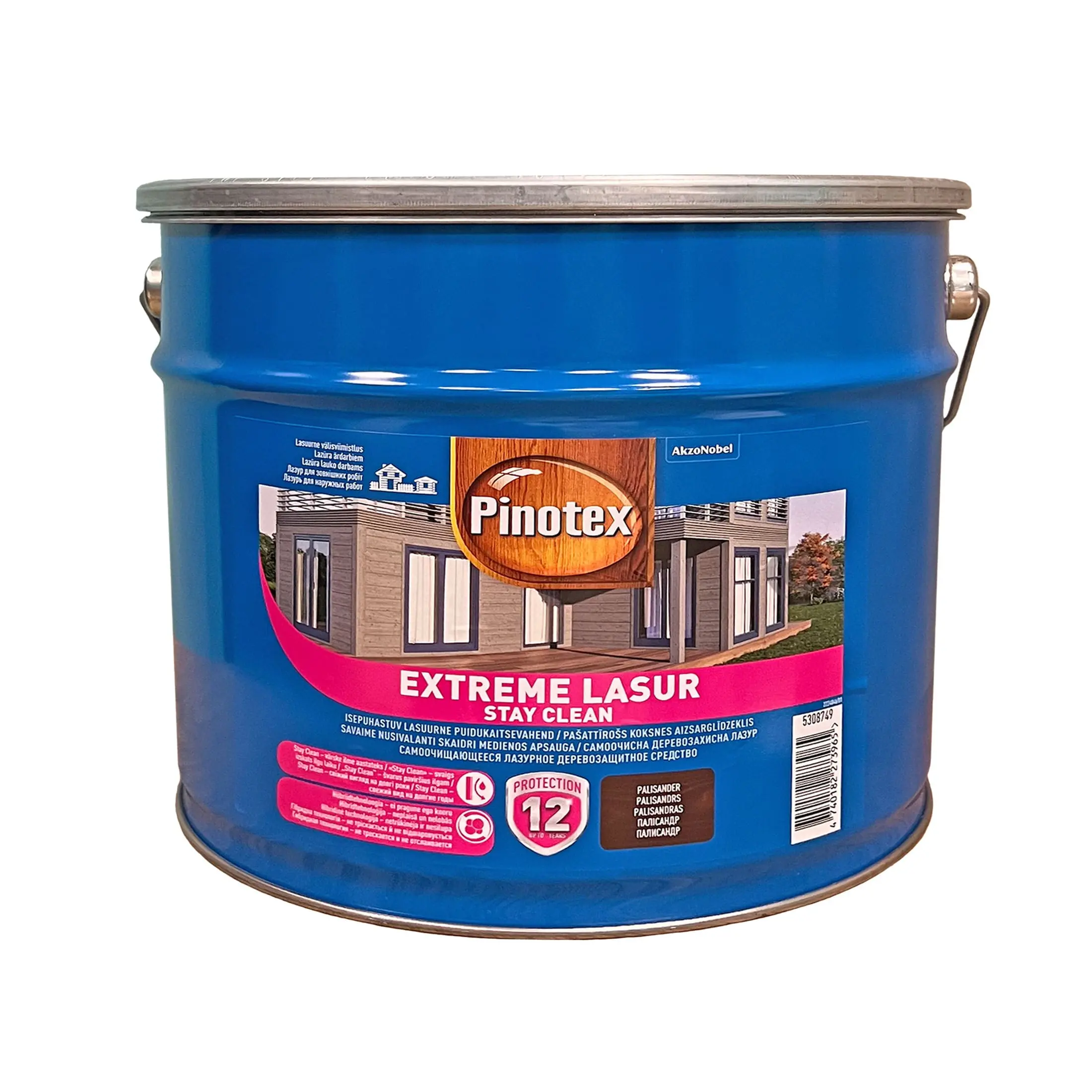 Просочення для дерева Pinotex Extreme Lasur самоочисне, палісандр, 10 л 2 Просочення для дерева Pinotex Extreme Lasur самоочисне, палісандр, 10 л 2