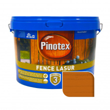 Пропитка лазурная для дерева Pinotex Fence Lasur с декоративым эффектом, орегон, 2.5 л
