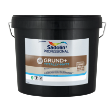 Грунтовочная краска на водной основе Sadolin Grund+ для стен и потолка, белая, BW, 10 л