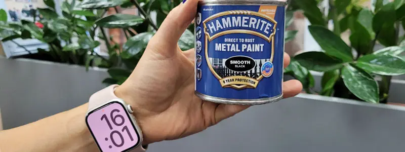 Сколько времени сохнет краска Hammerite?