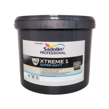Краска на водной основе Sadolin Professional Xtreme 1 для потолка, белая, BW, 10 л