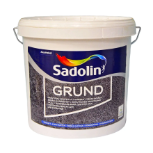 Ґрунтувальна фарба на водній основі Sadolin Grund для стін та стелі, біла, 5 л