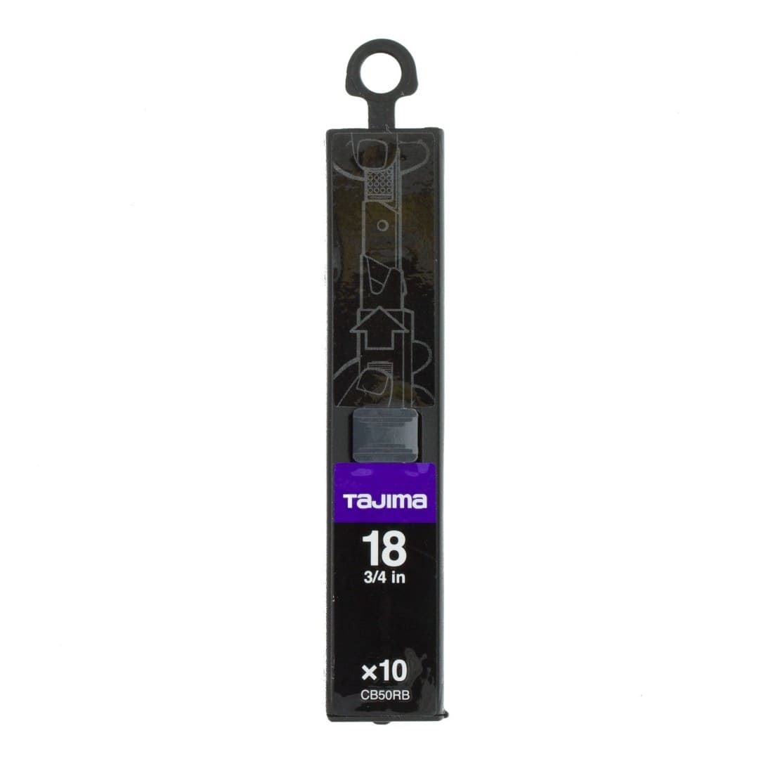 Змінні сегментні леза Tajima Dora Razar Black Blades 60° 18 мм, 10 шт (CB50RB) 4 Змінні сегментні леза Tajima Dora Razar Black Blades 60° 18 мм, 10 шт (CB50RB) 4