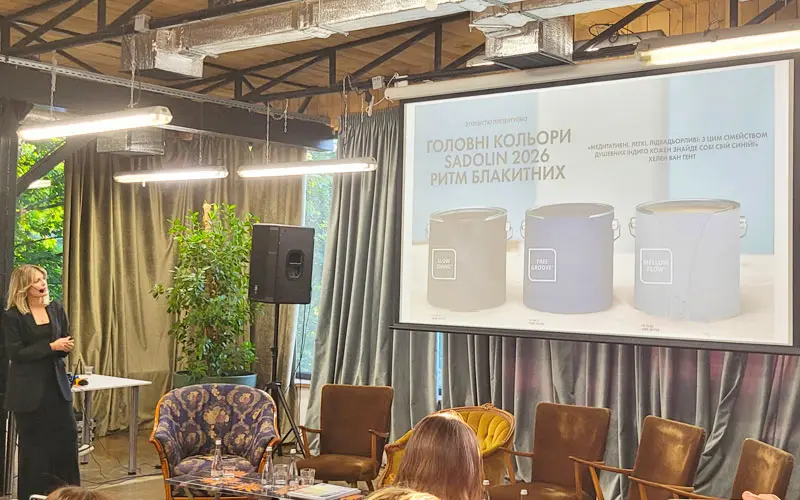 Презентация цвета Sadolin 2026: синий задает ритм будущего - 6