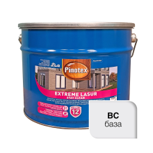 Пропитка лазурная для дерева Pinotex Extreme Lasur Stay Clean самоочищающаяся, бесцветная, BC, 10 л