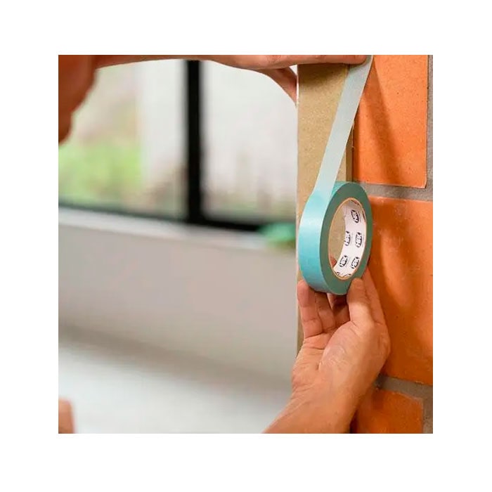 Надміцна малярна стрічка (скотч) HPX 4900 Multimask з УФ захистом, 25мм х 25м, блакитна (EW2525) 2