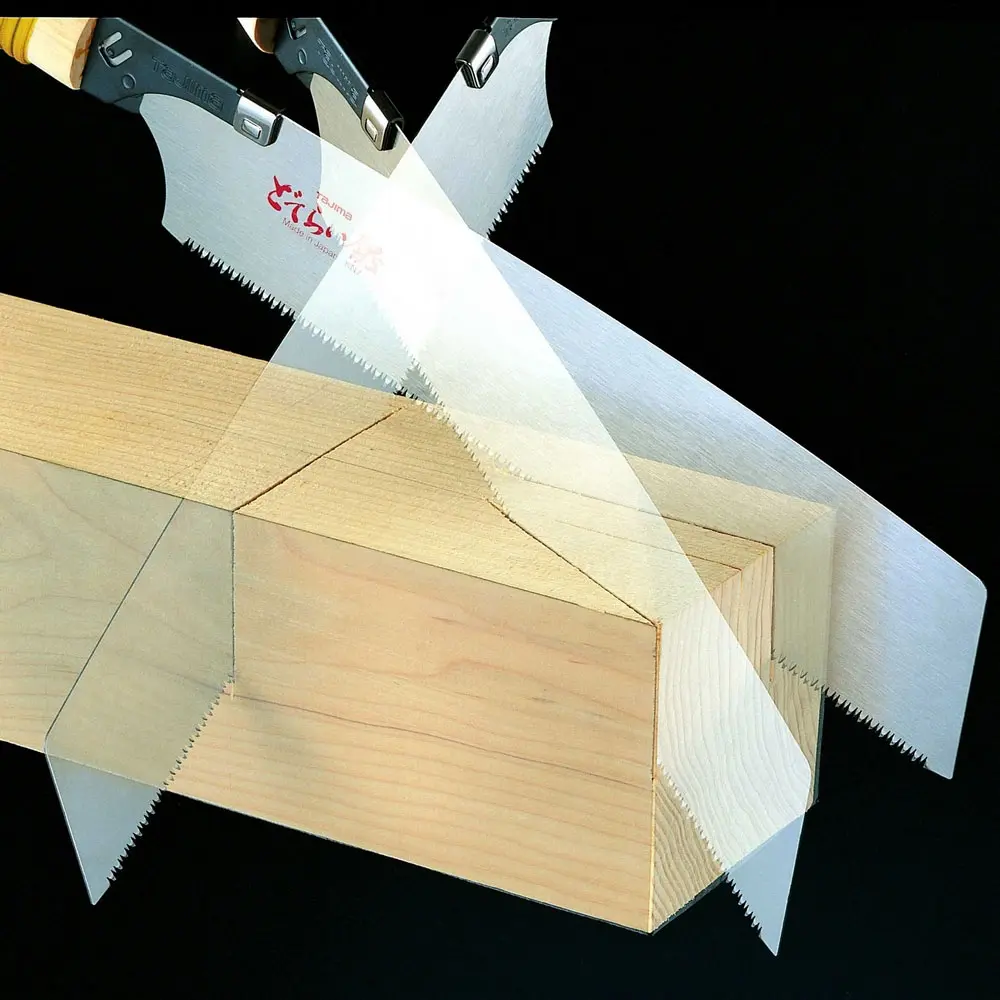 Японська ручна пилка/ножівка по дереву з ротанговою рукояткою Tajima Japan Pull, 16 TPI, 265 мм (JPR265C) 3