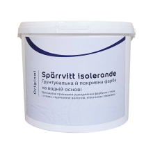 Фарба на водній основі Sadolin Professional Original Spärrvitt Isolerande для стін та стелі, біла, 5 л