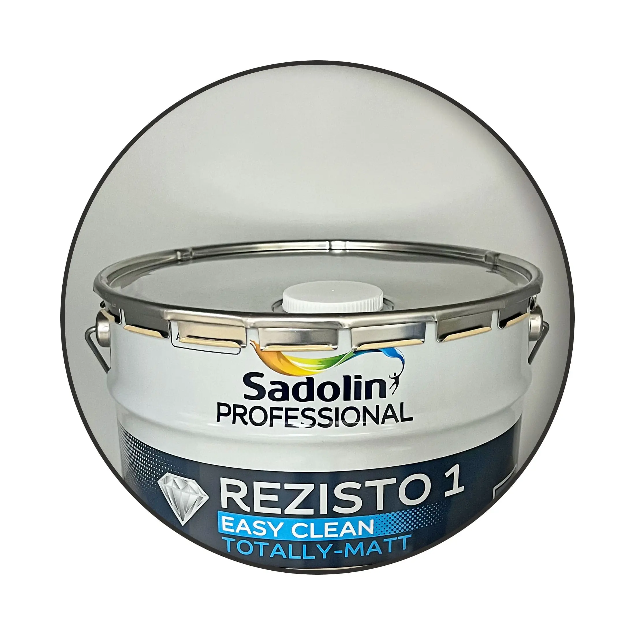 Акрилова фарба Sadolin Professional Rezisto 1 Easy Clean для стін, брудовідштовхувальна, безбарвна, BC, 9.3 л 2