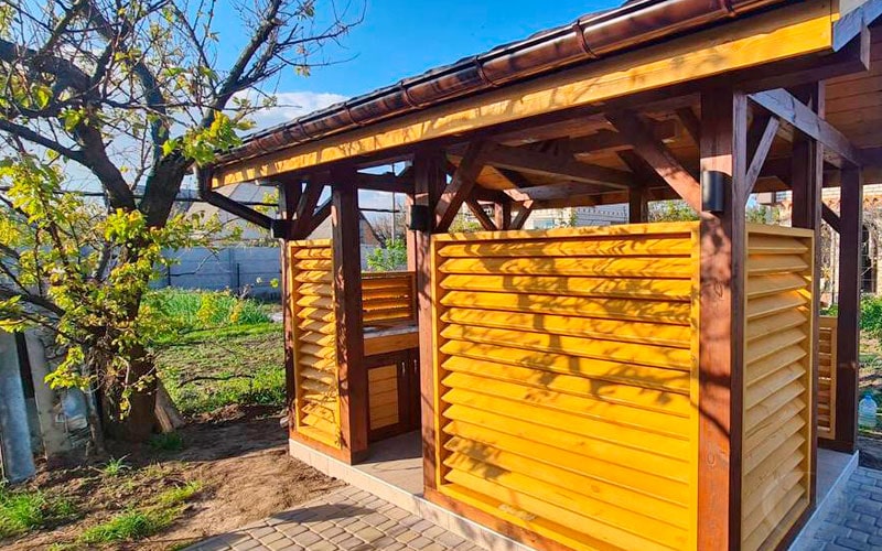 Продукты Pinotex™ - деревянная беседка - 1