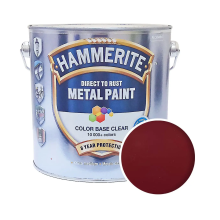 Гладка фарба 3 в 1 по металу Hammerite Metal Paint Smooth захисна, вишнева, 2.5 л