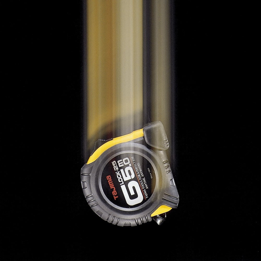 Рулетка будівельна ударостійка Tajima G-Lock 5м×25мм (G5P50MY) 7 Рулетка будівельна ударостійка Tajima G-Lock 5м×25мм (G5P50MY) 7