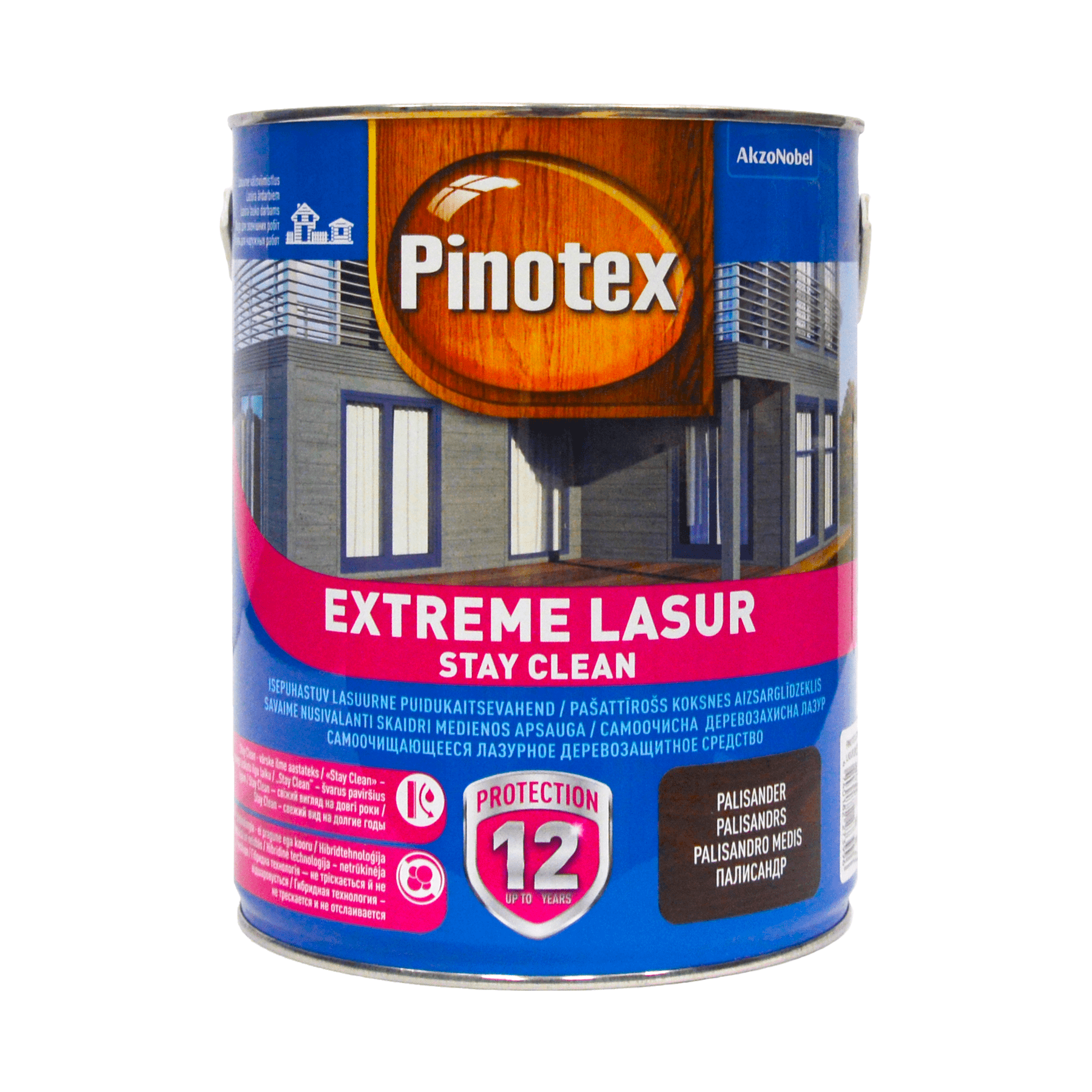 Просочення для дерева Pinotex Extreme Lasur самоочисне, палісандр, 3 л 2 Просочення для дерева Pinotex Extreme Lasur самоочисне, палісандр, 3 л 2
