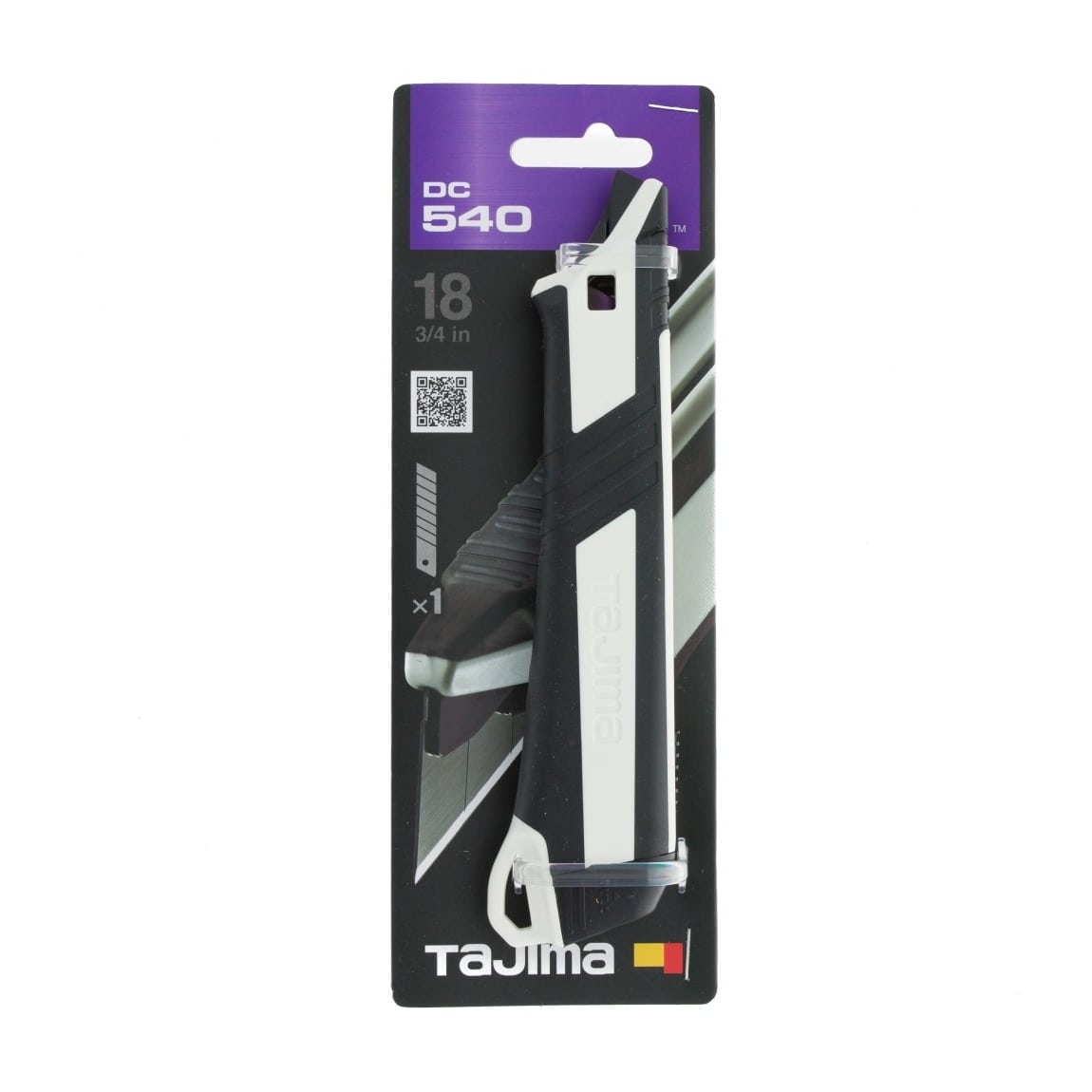 Ніж сегментний ізольований Tajima Premium Safety Impact Cutter 18 мм (DC540W) 6 Ніж сегментний ізольований Tajima Premium Safety Impact Cutter 18 мм (DC540W) 6