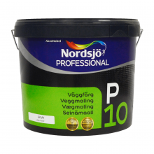 Акриловая краска Sadolin Professional P10 для стен и потолка, белая, BW, 10 л