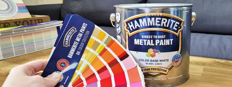 Можно ли тонировать краску по металлу Hammerite в разные цвета?