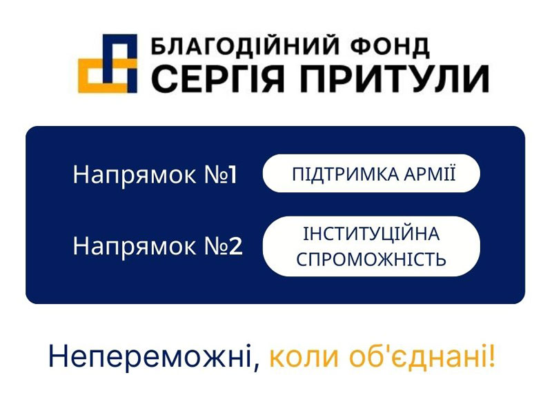 Благотворительный фонд Сергея Притулы, 2025