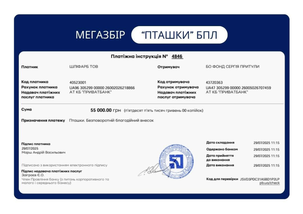 Липень 2025 програма 