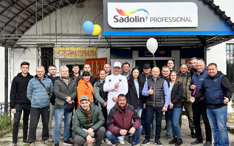 Открытие студии красок Sadolin Professional, Харьков фото 1