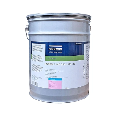 Фарба на водній основі Sikkens Rubbol WF 3311-03-25, безбарвна, B00, 18 л