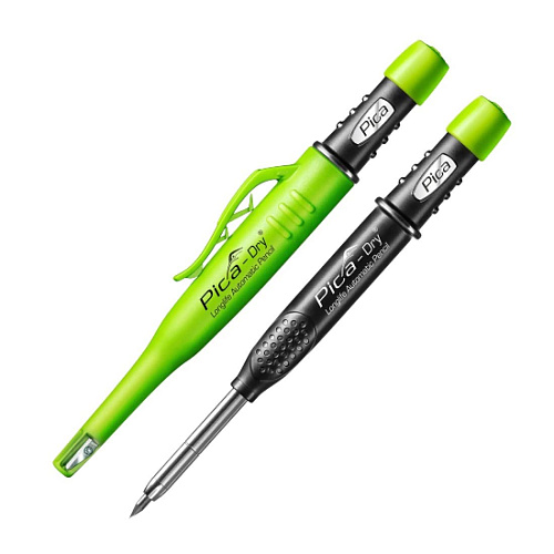 Олівець будівельний автоматичний з точилкою Pica Dry Long Life 2.8 мм (3030)  Олівець будівельний автоматичний з точилкою Pica Dry Long Life 2.8 мм (3030)