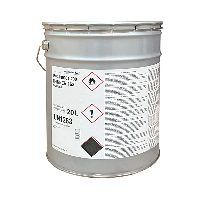 Повільний розчинник AkzoNobel 163 для поліуретанових матеріалів, безбарвний, 20 л (6500-019001-200)