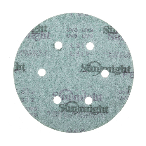 Круг абразивный Sunmight Film, 6 отверстий, D150, P120, 100 шт 4