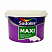 Мелкозернистая шпаклевка Sadolin Maxi для стен и потолка, белая, 2.5 л
