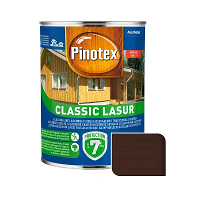 Просочення для дерева Pinotex Classic Lasur з декоративним ефектом, палісандр, 1 л Просочення для дерева Pinotex Classic Lasur з декоративним ефектом, палісандр, 1 л