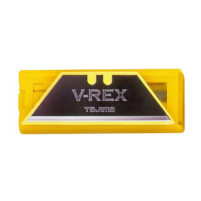 Змінні трапецієподібні леза Tajima V-REX Razar Black 45° 22 мм, 10 шт (VRB-10B) 5
