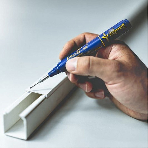 Маркер з довгим носиком Pica-Ink Deep Hole Marker, червоний, 1.5 мм (150/40) 9 Маркер з довгим носиком Pica-Ink Deep Hole Marker, червоний, 1.5 мм (150/40) 9