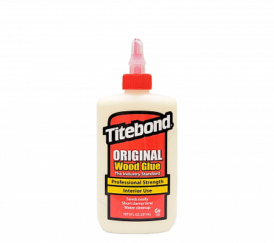 Столярный ПВА клей для дерева Titebond Original Wood Glue D2, медово-кремовый, 237 мл (5063) - shlifarb.com.ua Столярный ПВА клей для дерева Titebond Original Wood Glue D2, медово-кремовый, 237 мл (5063)