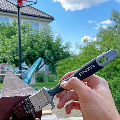 Малярная плоская кисть Anza Platinum, 35 мм (149535)  - shlifarb.com.ua 5 Малярная плоская кисть Anza Platinum, 35 мм (149535) 5