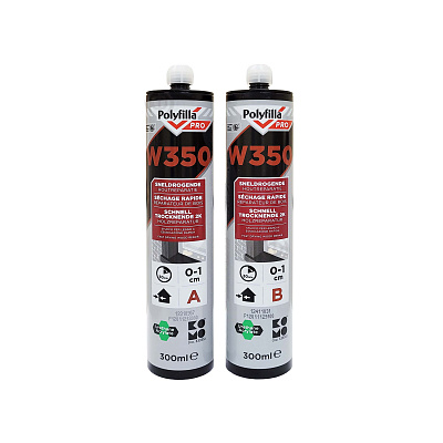 Двокомпонентна шпаклівка для дерева AkzoNobel Polyfilla PRO W350, cлонова кістка, 600 мл (5191456) 3