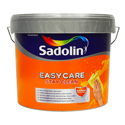 Акрилова фарба Sadolin EasyCare для стін та стелі, брудовідштовхувальна, безбарвна, BC, 9.3 л Акрилова фарба Sadolin EasyCare для стін та стелі, брудовідштовхувальна, безбарвна, BC, 9.3 л