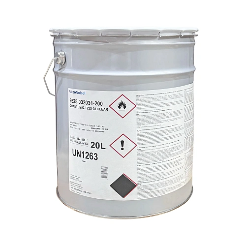 Полиуретан-акриловый двухкомпонентный лак AkzoNobel Quantum Q-T235-03, бесцветный, глубокоматовый, 20 л - shlifarb.com.ua Полиуретан-акриловый двухкомпонентный лак AkzoNobel Quantum Q-T235-03, бесцветный, глубокоматовый, 20 л