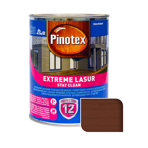 Просочення для дерева Pinotex Extreme Lasur самоочисне, тік, 1 л  Просочення для дерева Pinotex Extreme Lasur самоочисне, тік, 1 л