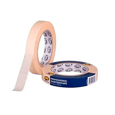 Професійна малярна стрічка (скотч) HPX 60°C, 19мм х 50м, біло-кремова (MA1950)