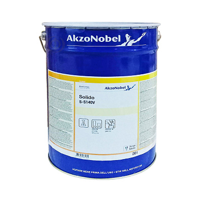 Грунт полиуретановый AkzoNobel Solido S-S140V двухкомпонентный, бесцветный, 20 л (11140) - shlifarb.com.ua Грунт полиуретановый AkzoNobel Solido S-S140V двухкомпонентный, бесцветный, 20 л (11140)