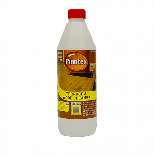 Моющее средство для дерева Pinotex Terrace & Wood Cleaner, бесцветное, 1 л - shlifarb.com.ua Моющее средство для дерева Pinotex Terrace & Wood Cleaner, бесцветное, 1 л