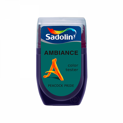 Тестер цвета Sadolin Ambiance Color Tester для стен, Peacock Pride, 30 мл  - shlifarb.com.ua  Тестер цвета Sadolin Ambiance Color Tester для стен, Peacock Pride, 30 мл