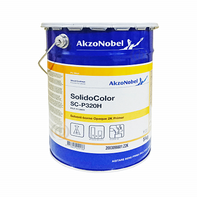 Грунт полиуретановый AkzoNobel Solido Color SC-P320H двухкомпонентный, белый, 5 кг (1115801*Z2K)