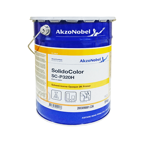 Грунт полиуретановый AkzoNobel Solido Color SC-P320H двухкомпонентный, белый, 5 кг (1115801*Z2K) 