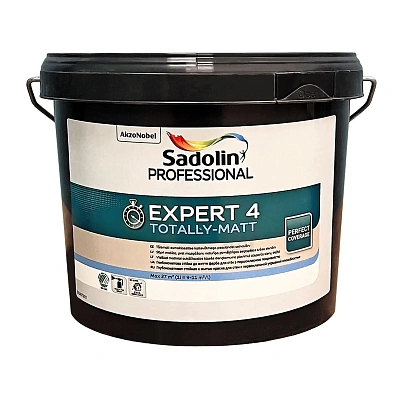 Акрилова фарба Sadolin Professional Expert 4 для стін та стелі, біла, BW, 2.5 л Акрилова фарба Sadolin Professional Expert 4 для стін та стелі, біла, BW, 2.5 л